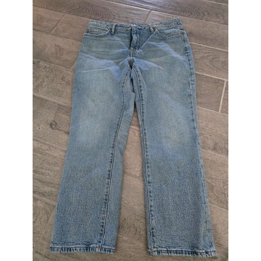 Ralph Lauren Black Label Wome 10/12 Vintage Wash Straight Leg Blue Denim‎ Jeans